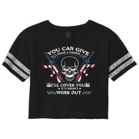 You Can Give Peace A Chance Ill Cover You If Doesnt Work Out Scorecard Crop Tee | Artistshot