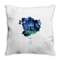 Avatar Pandora At Night Movie Poster Tank Top Throw Pillow | Artistshot