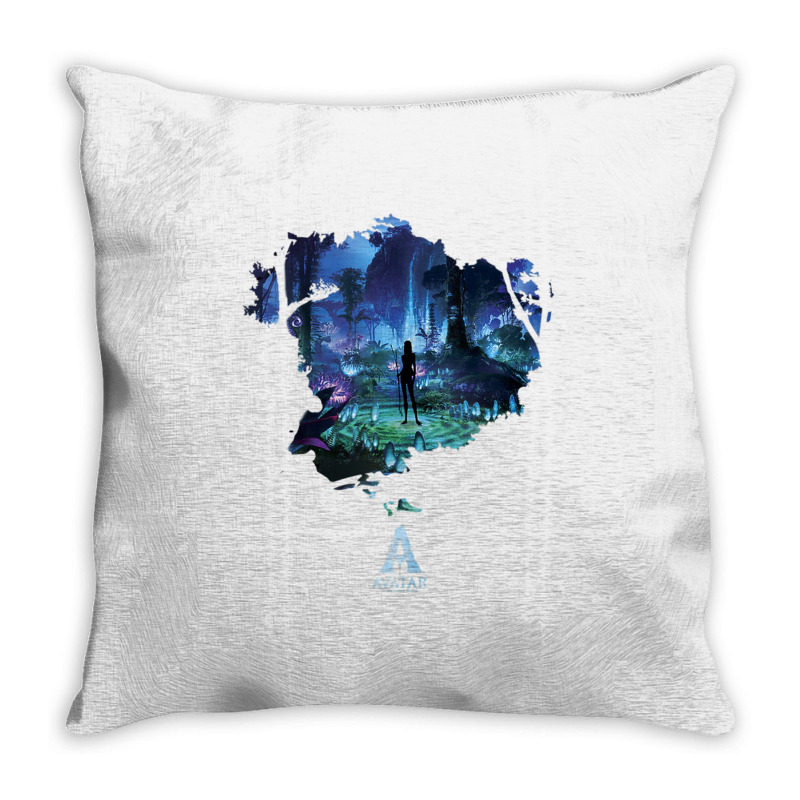 Avatar Pandora At Night Movie Poster Tank Top Throw Pillow | Artistshot