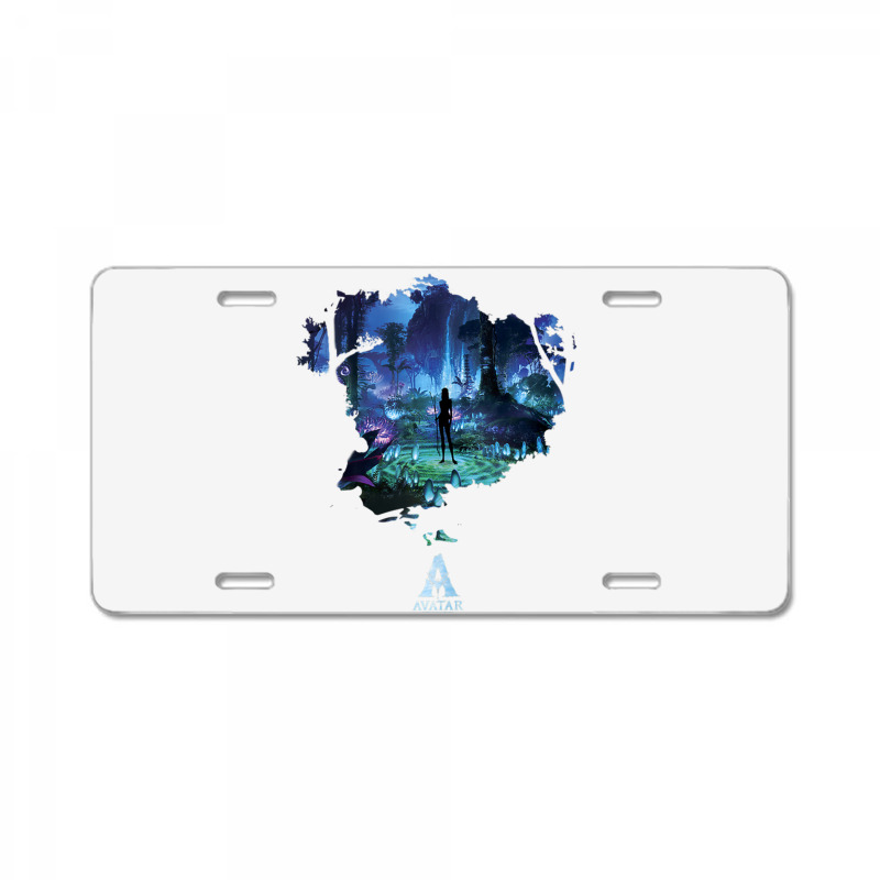 Avatar Pandora At Night Movie Poster Tank Top License Plate | Artistshot