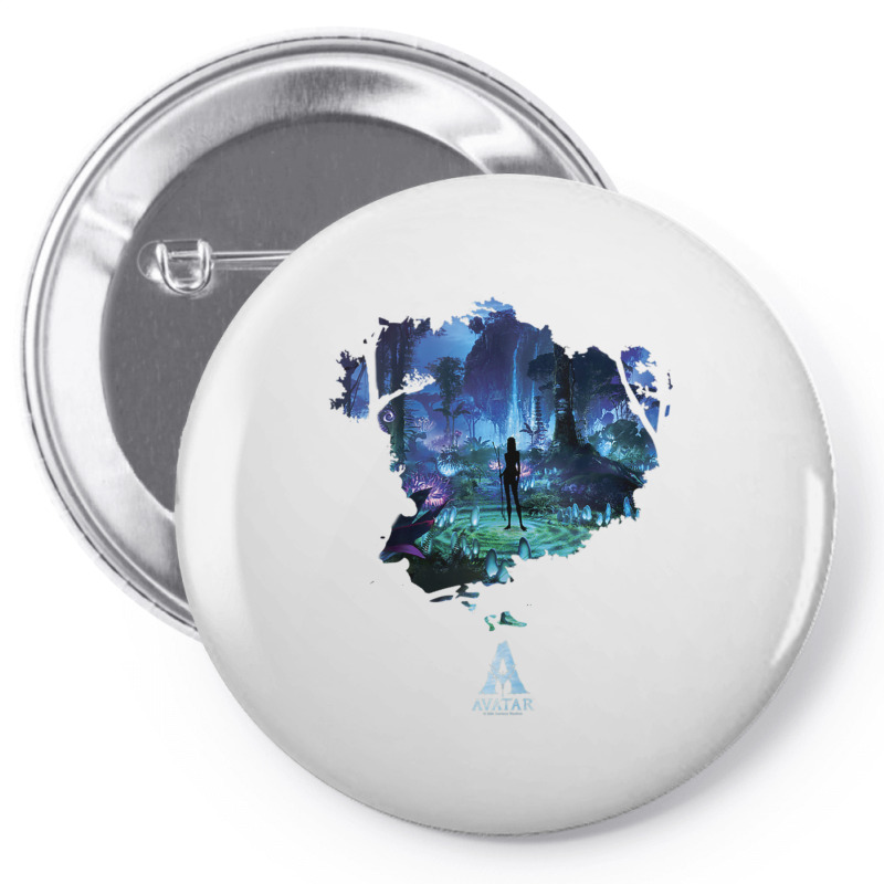 Avatar Pandora At Night Movie Poster Tank Top Pin-back Button | Artistshot