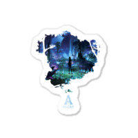 Avatar Pandora At Night Movie Poster Tank Top Sticker | Artistshot