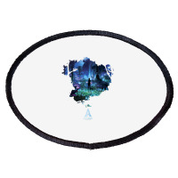 Avatar Pandora At Night Movie Poster Tank Top Oval Patch | Artistshot