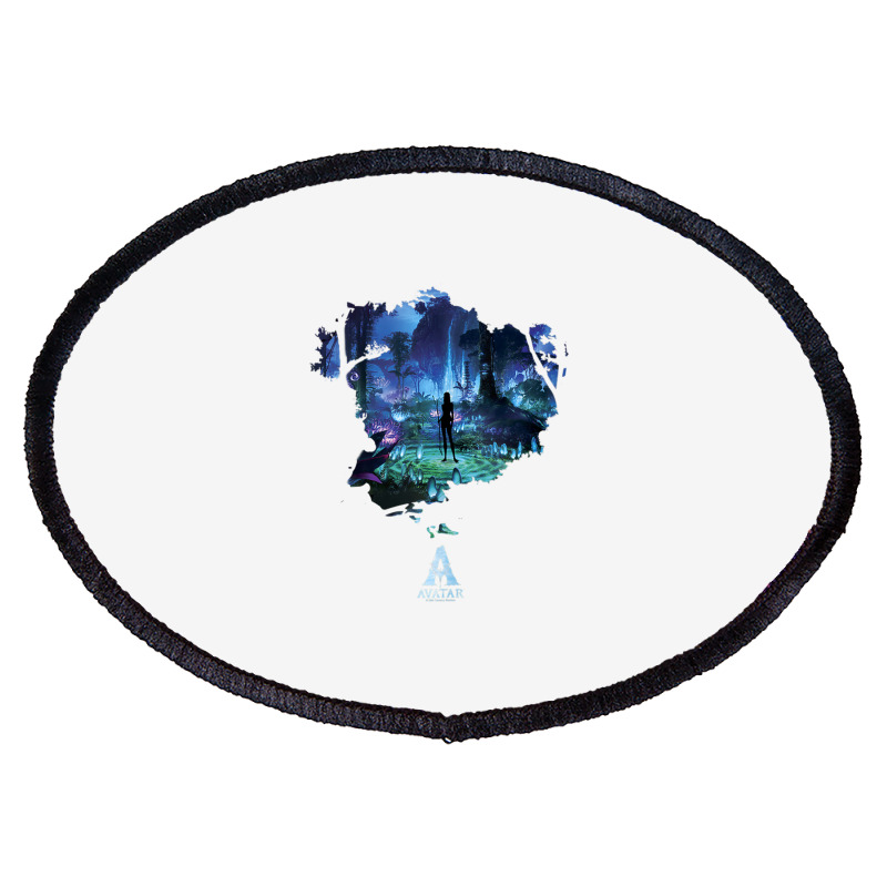 Avatar Pandora At Night Movie Poster Tank Top Oval Patch | Artistshot