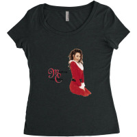 Mans Mariah Carey Merry Christmas .png Women's Triblend Scoop T-shirt | Artistshot