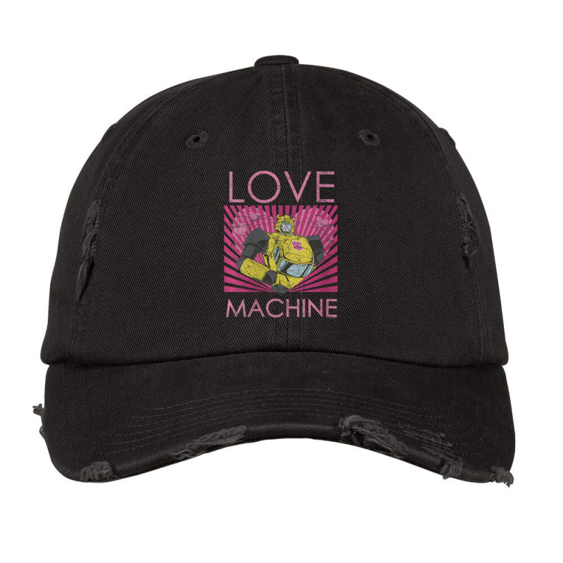 Transformers Bumblebee Valentines Day Love Machine V-neck Vintage Cap by ngodieutrinh | Artistshot