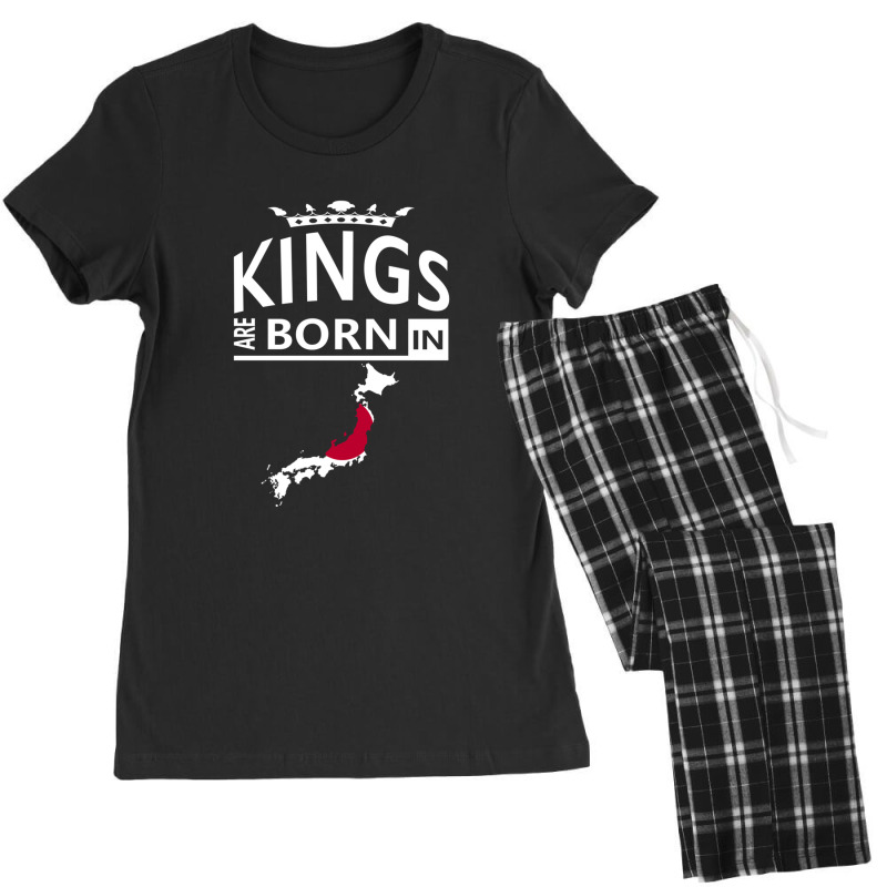 Kings Are Born In Japan Japanese Man Birthday Women's Pajamas Set by kevinnichols | Artistshot