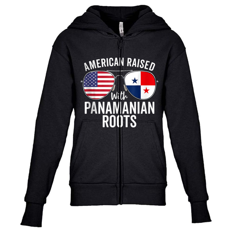 American Raised With Panamanian Roots Usa Panama Flag Tank Top Youth Zipper Hoodie by cm-arts | Artistshot