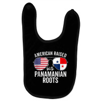 American Raised With Panamanian Roots Usa Panama Flag Tank Top Baby Bibs | Artistshot