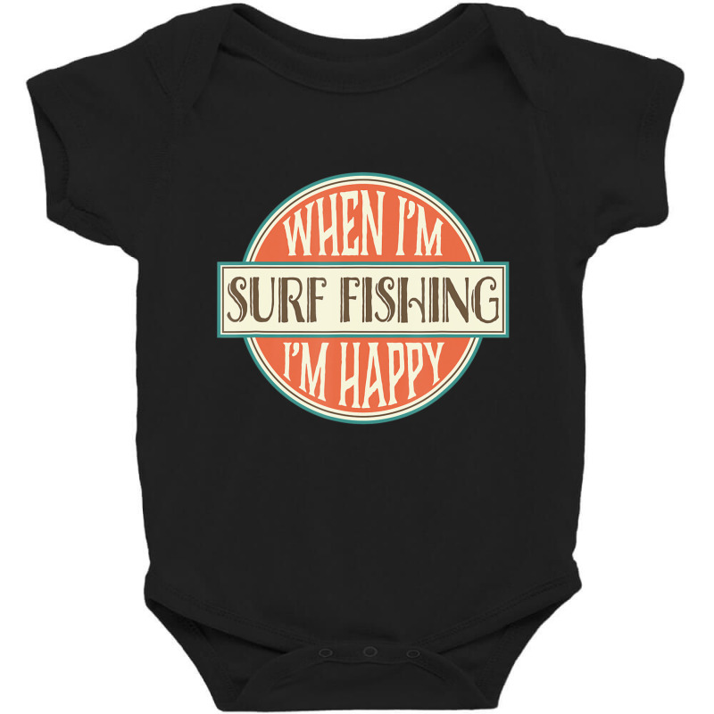 Surf Fishing Vintage Sports Fisherman Baby Bodysuit | Artistshot