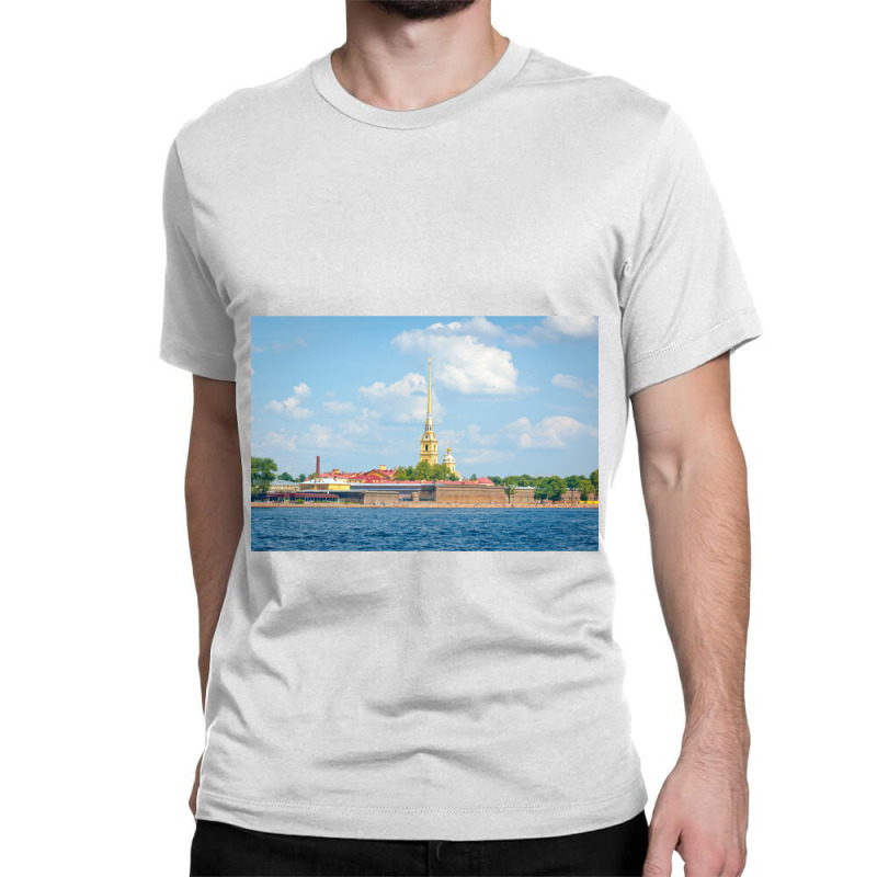 Peter And Paul Fortress In Saint Petersburg, Russia Premium Classic T-shirt by cm-arts | Artistshot