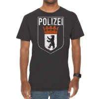 Berlin Police Polizei Gift For German Police T Shirt Vintage T-shirt | Artistshot