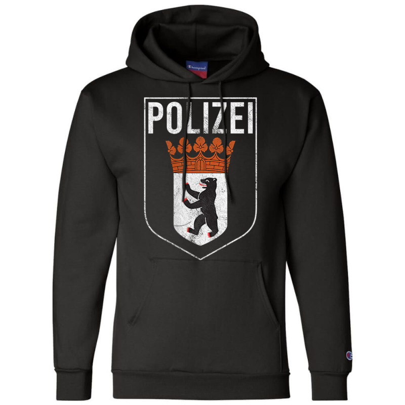 Berlin Police Polizei Gift For German Police T Shirt Champion Hoodie | Artistshot