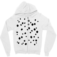 Dalmatian Dog Funny Halloween Costume Diy Pet Owner T Shirt Zipper Hoodie | Artistshot