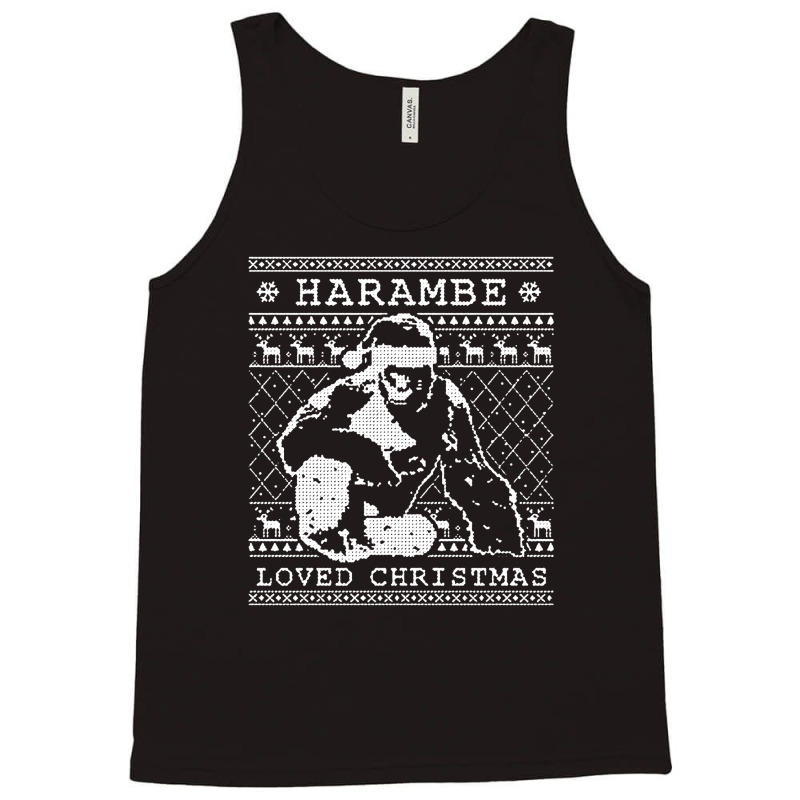 Harambe Loved Christmas [tb] Tank Top | Artistshot