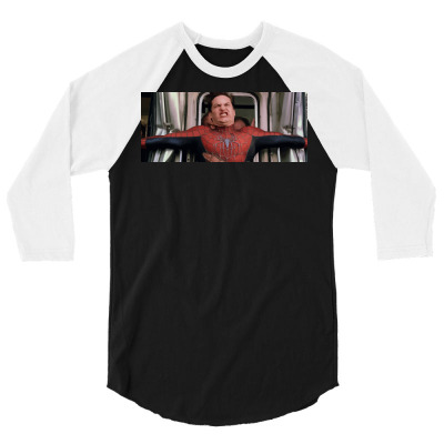 Spiderman Train T-shirts 3/4 Sleeve Shirt Designed By Rousan