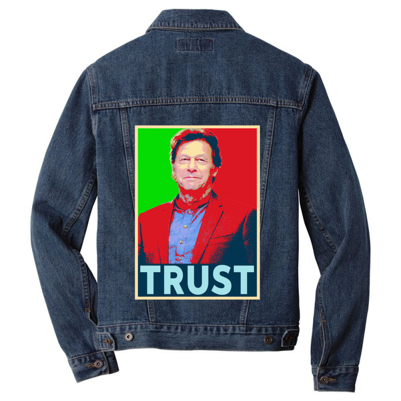 Pti Flag Trust Men Denim Jacket by cm-arts | Artistshot