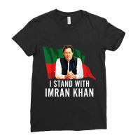 Pti Imran Khan Pakistan Pti Imran Khan Pakistan Pti Imran Khan Pakista Ladies Fitted T-shirt | Artistshot