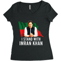 Pti Imran Khan Pakistan Pti Imran Khan Pakistan Pti Imran Khan Pakista Women's Triblend Scoop T-shirt | Artistshot