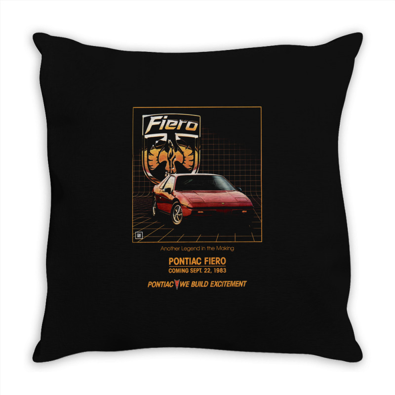 Pontiac Fiero Throw Pillow | Artistshot