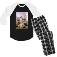 The Birth Of Venus William Bouguereau Men's 3/4 Sleeve Pajama Set | Artistshot