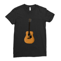 Guitar Instrument Music Ladies Fitted T-shirt | Artistshot