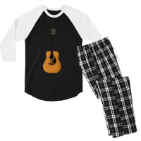 Guitar Instrument Music Men's 3/4 Sleeve Pajama Set | Artistshot