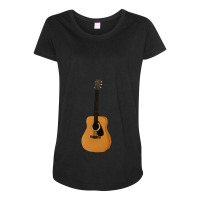 Guitar Instrument Music Maternity Scoop Neck T-shirt | Artistshot