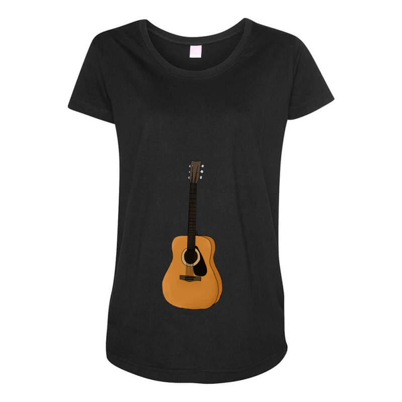 Guitar Instrument Music Maternity Scoop Neck T-shirt by JAMESDSHARP | Artistshot