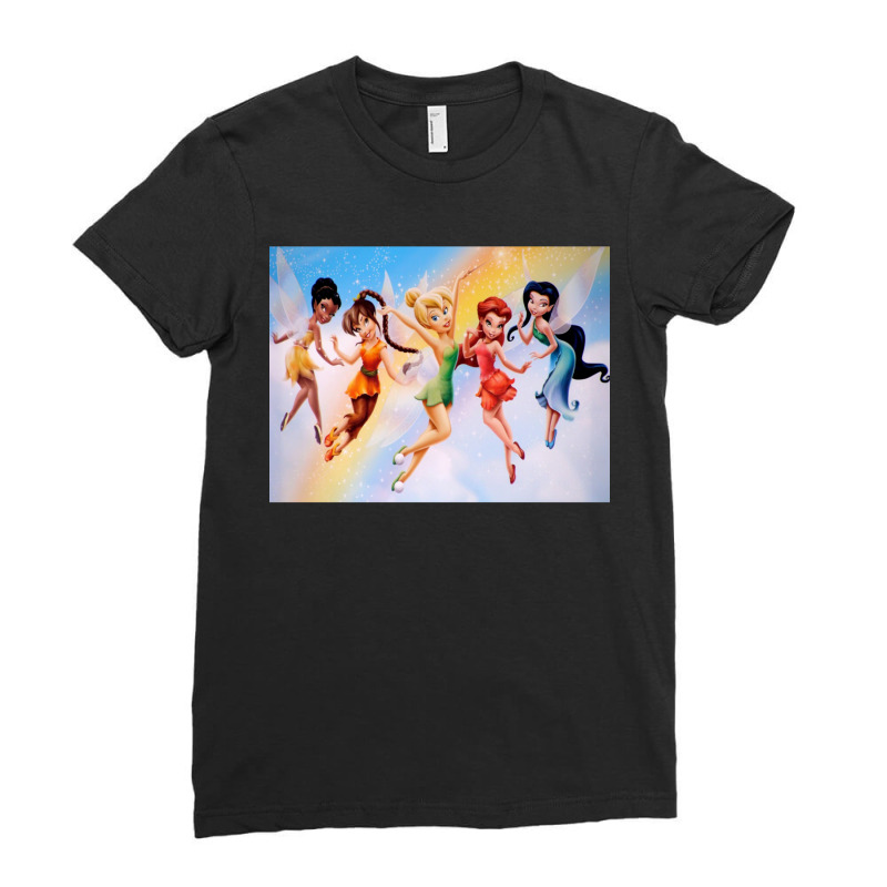 Tinkerbell & Friends Ladies Fitted T-Shirt by cm-arts | Artistshot