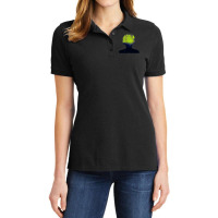 Girl Wih Headphones A A Concer Ladies Polo Shirt | Artistshot