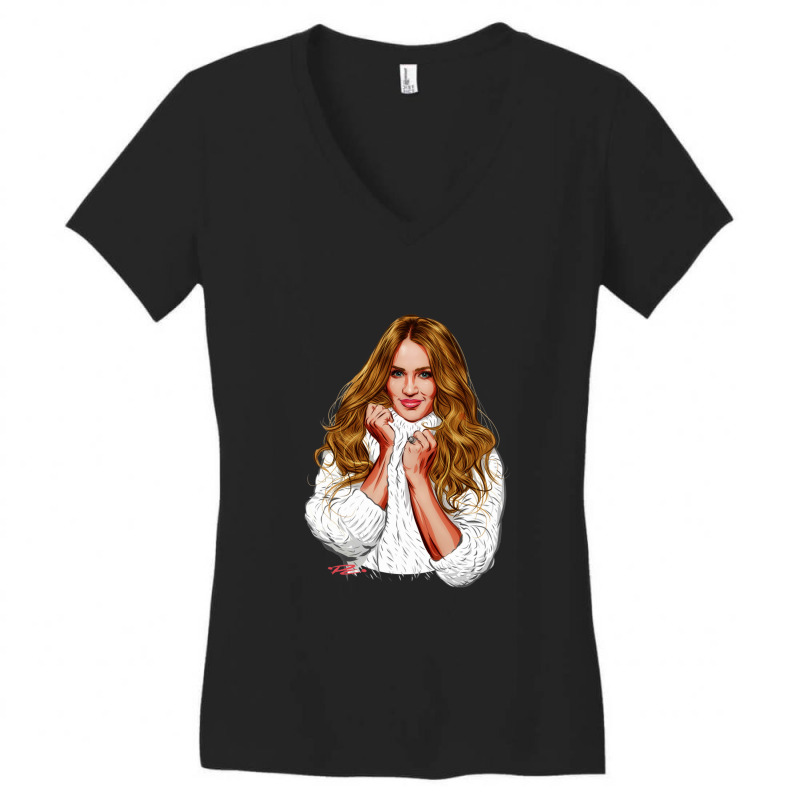 Carrie Underwood - An Illustration Women's V-neck T-shirt | Artistshot