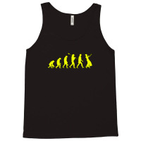 Evolution Timeline Singer Female Yellow Design 1 Tank Top | Artistshot