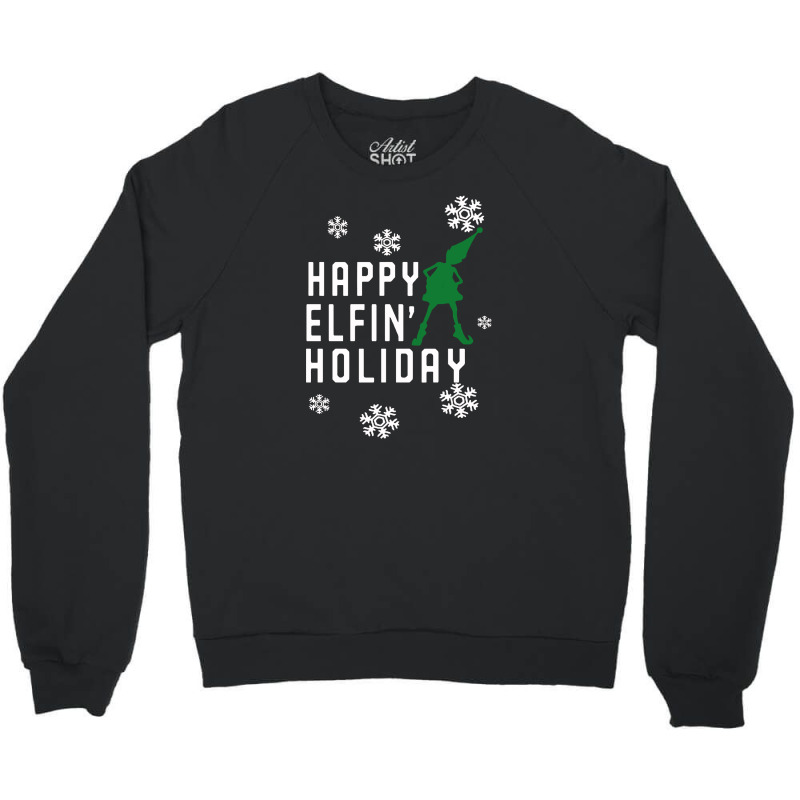 Happy Elfin Holiday [gemuk] Crewneck Sweatshirt | Artistshot