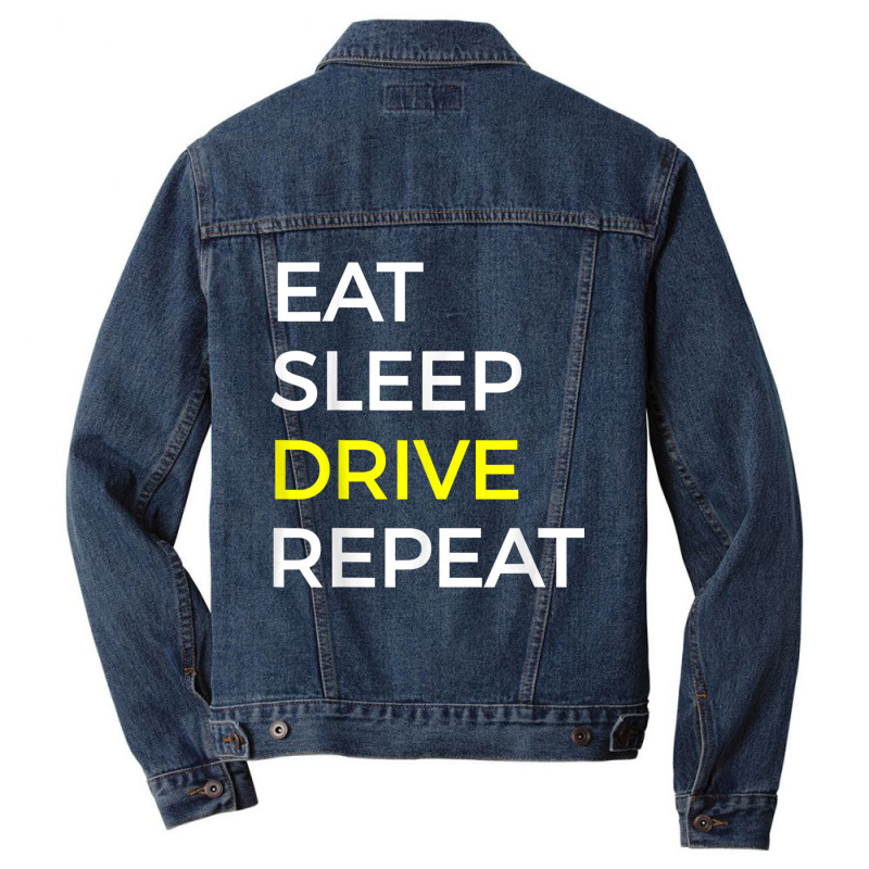 Drive Gift T Shirt For Bus, Taxi, Truck Drivers Men Denim Jacket by cm-arts | Artistshot