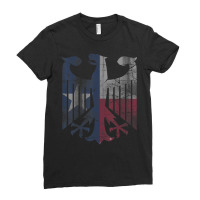 Texas Flag German American Germany Eagle Texan Deutschland Ladies Fitted T-shirt | Artistshot