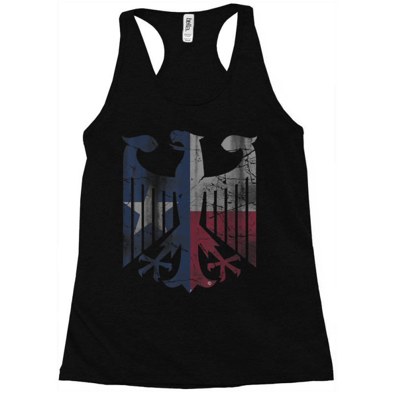 Texas Flag German American Germany Eagle Texan Deutschland Racerback Tank by Mata Gibson | Artistshot