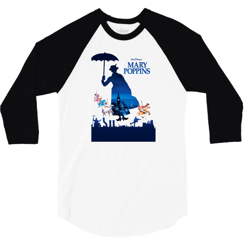 Mary Poppins 3/4 Sleeve Shirt | Artistshot