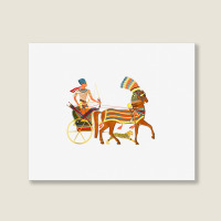 Ramesses Ii On An Egyptian Chariot Tank Top Landscape Canvas Print | Artistshot