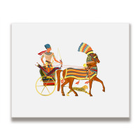 Ramesses Ii On An Egyptian Chariot Tank Top Metal Print Horizontal | Artistshot