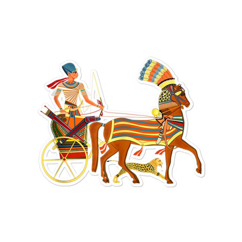 Ramesses Ii On An Egyptian Chariot Tank Top Sticker | Artistshot