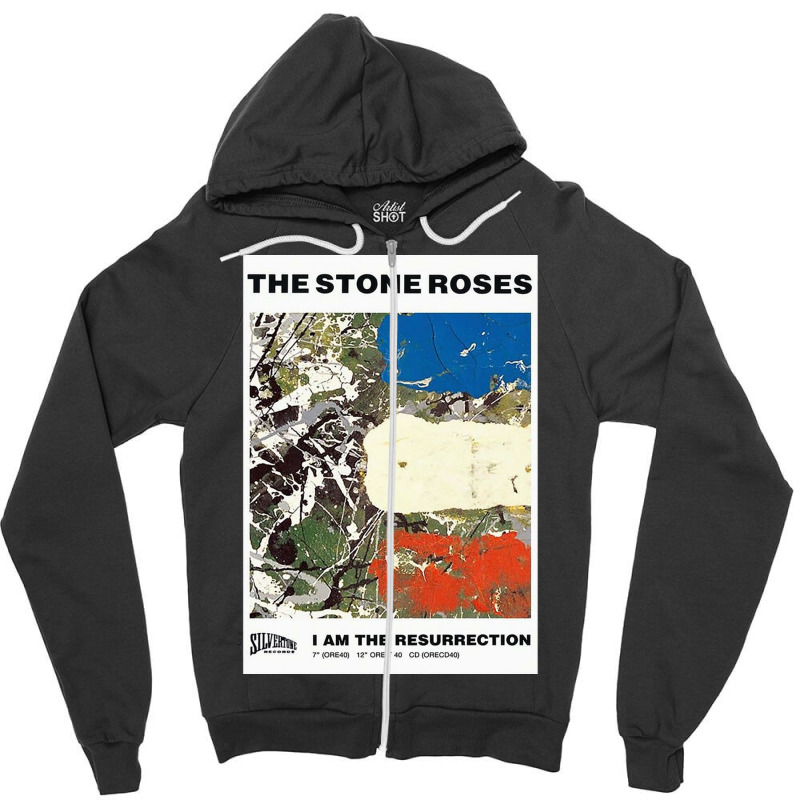 I Am The Resurrection   The Stone Roses Png Zipper Hoodie by cm-arts | Artistshot