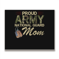 Proud Army National Guard Mom Mothers Day Metal Print Horizontal | Artistshot