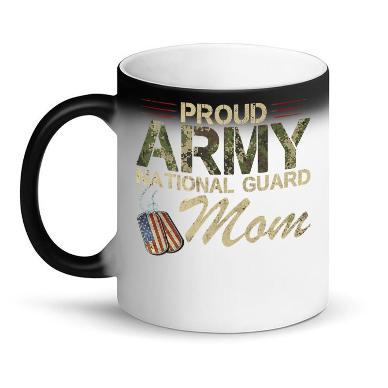 Proud Army National Guard Mom Mothers Day Magic Mug | Artistshot