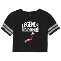 Legends Are Born In Japan Japanese Pride Birthday Scorecard Crop Tee | Artistshot