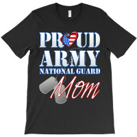 Proud Army National Guard Mom Usa Heart Mothers Day T-shirt | Artistshot