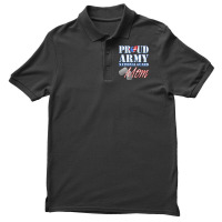 Proud Army National Guard Mom Usa Heart Mothers Day Men's Polo Shirt | Artistshot