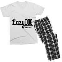 Lazy Dog, Restaurant & Bar Design Men's T-shirt Pajama Set | Artistshot