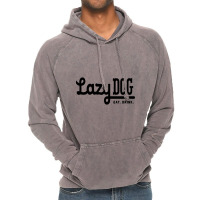 Lazy Dog, Restaurant & Bar Design Vintage Hoodie | Artistshot