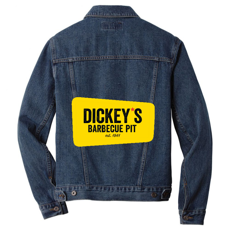 Resto, Dickey's Barbecue Pit Design Men Denim Jacket | Artistshot